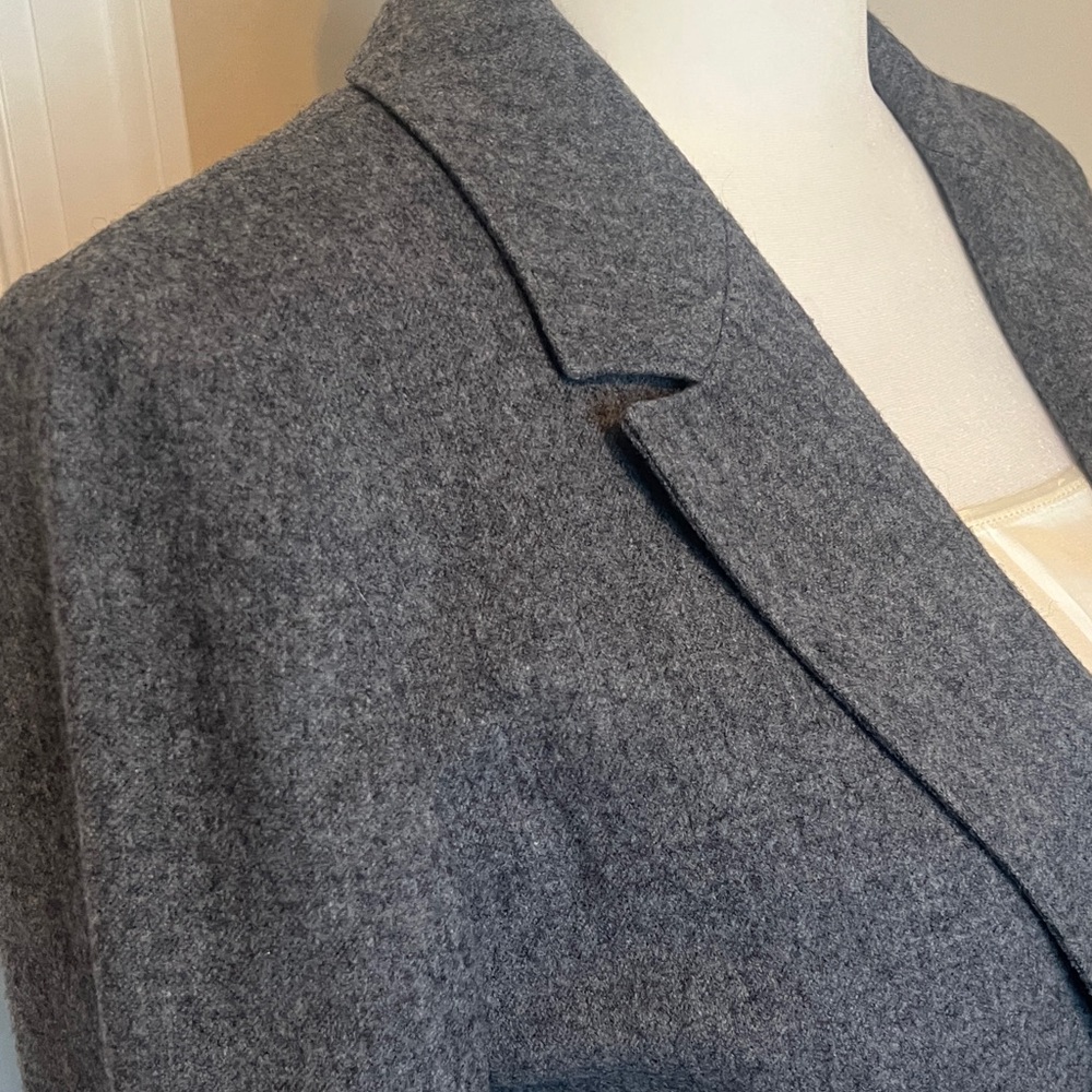 Pendleton Gray Wool Blazer Jacket Small - image 5